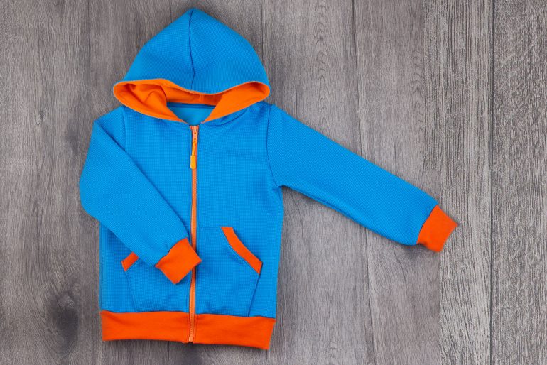 Sweatjacke Blue-Orange